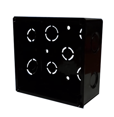 Caja PVC Negra-Verde 3/4